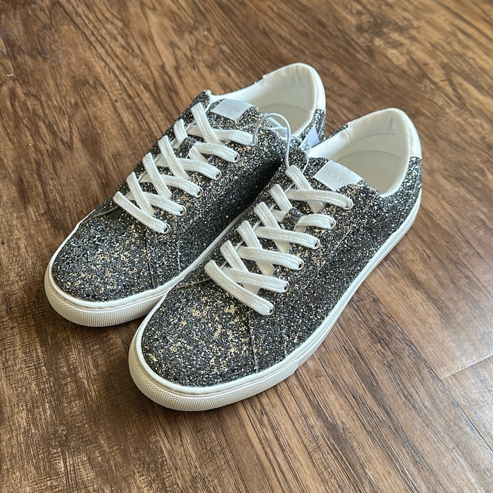 j crew sparkle sneakers